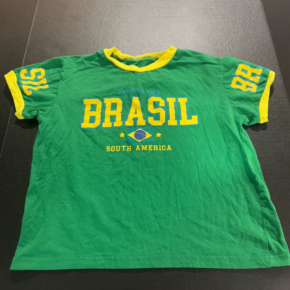 Brasil Baby Cropped Tee